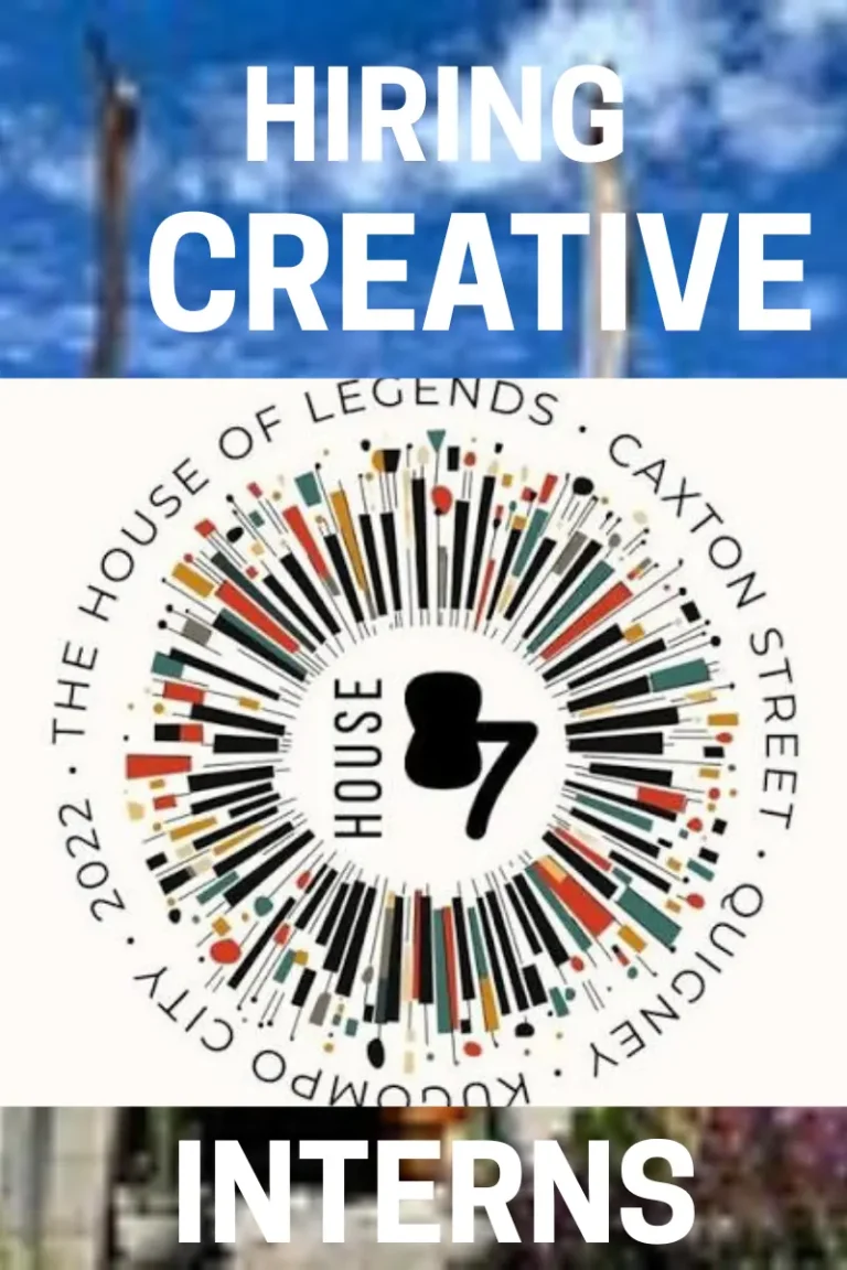 House 87 East London Creative Internships banner featuring the House 87 logo.
