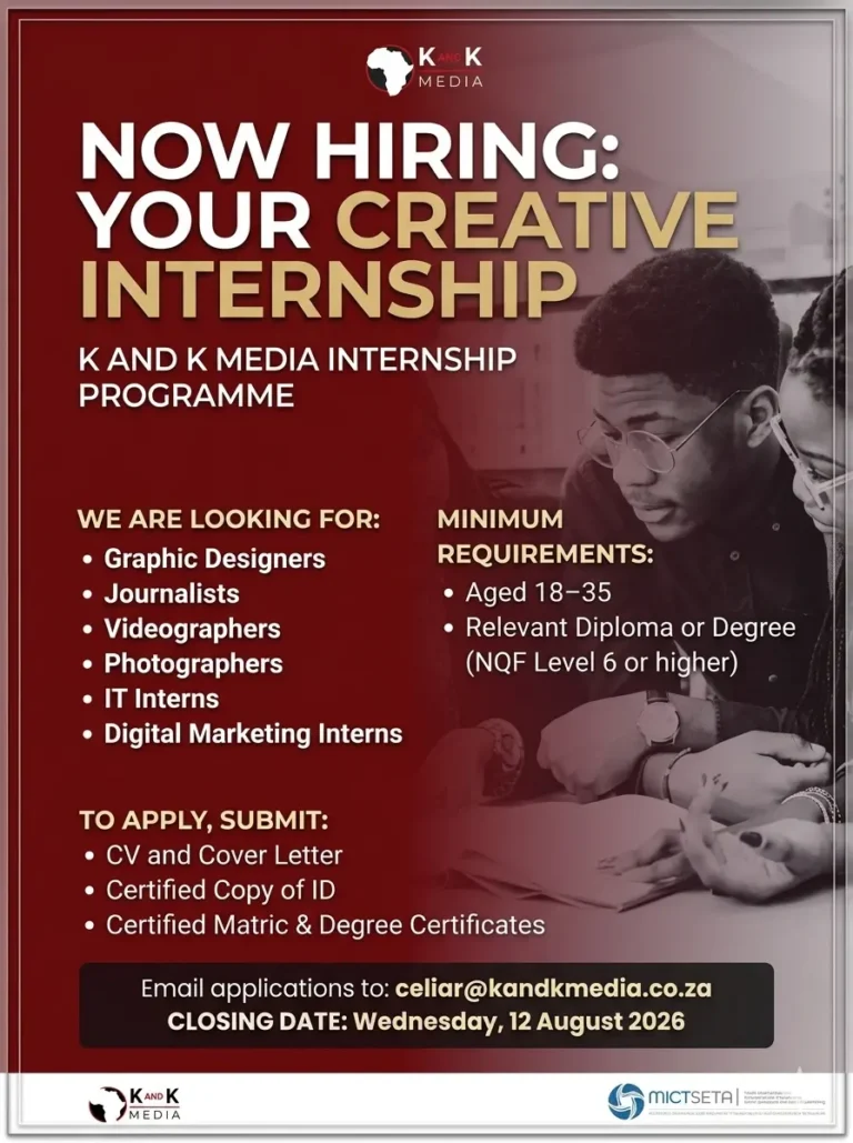 K and K Media Internship Programme — Now Hiring
