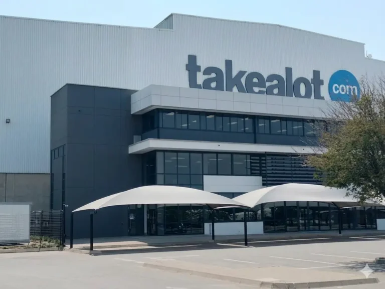 Exterior view of Takealot.com regional office building in Cape Town